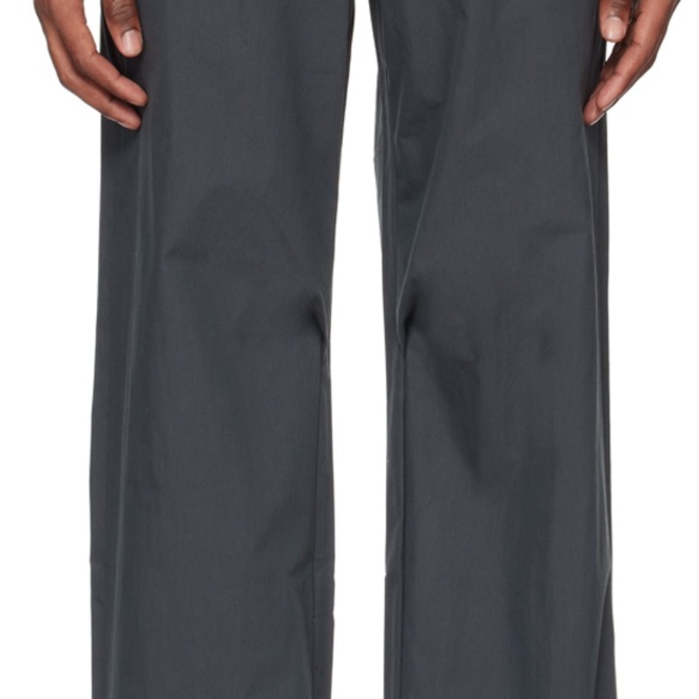 SSENSE Exclusive Gray Combats 410 Trousers In Deep Teal